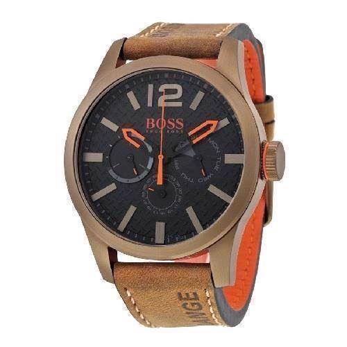 Image of fra Hugo Boss Orange IP Brun Paris Quartz Herre ur